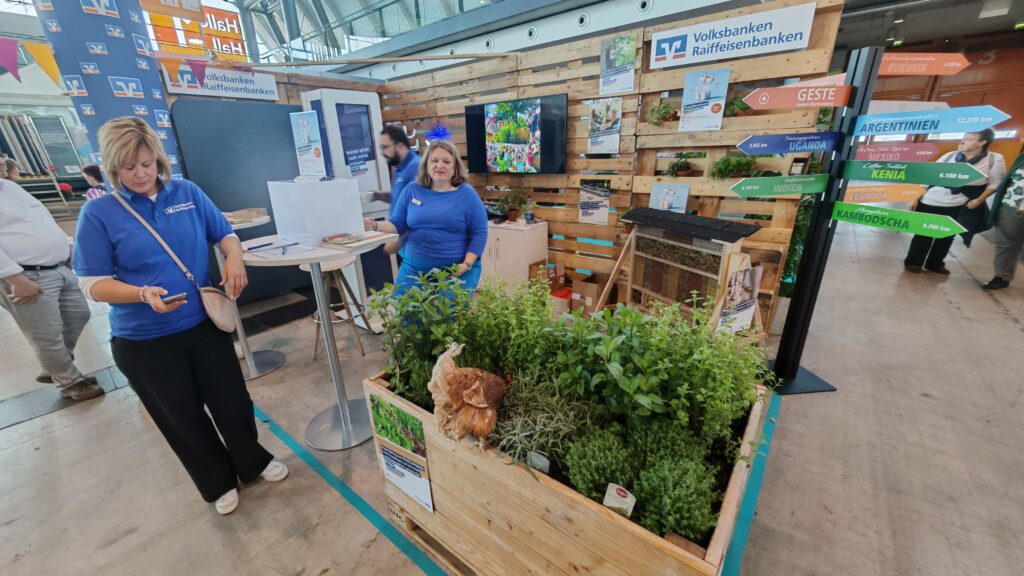 Dotty bei der gesundheitsmesse